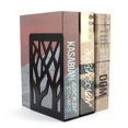 thumbnail image 3 of A Pair of Bookends, Bookends for Heavy Books, Metal Bookends, Black, 3 of 5