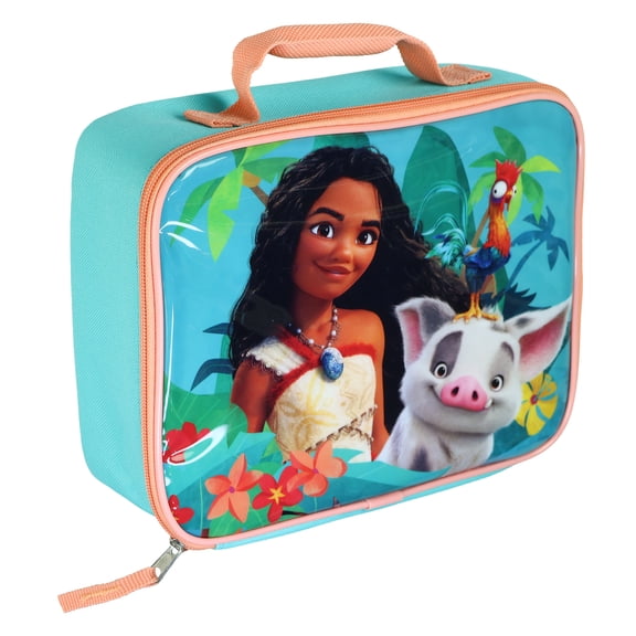 Disney Moana Lunch Box Insulated Full-Zip Soft Sided Tote Bag 10"