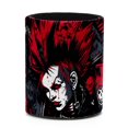thumbnail image 1 of Organizador de escritorio compacto con portalápices: organizador de maquillaje funcional y juego de accesorios de escritorio, estilo calavera punk., 1 of 5