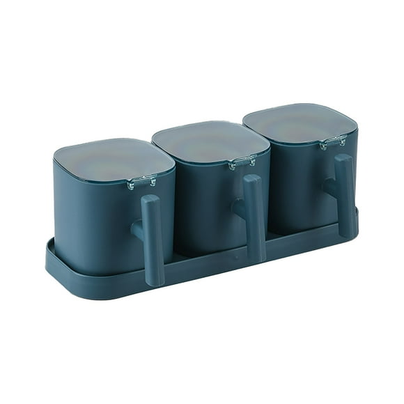 Kwlinmg Food Storage Container Set Condiment Container Seasoning Box Condiment Canisters Condiment Jars Containers Seasoning