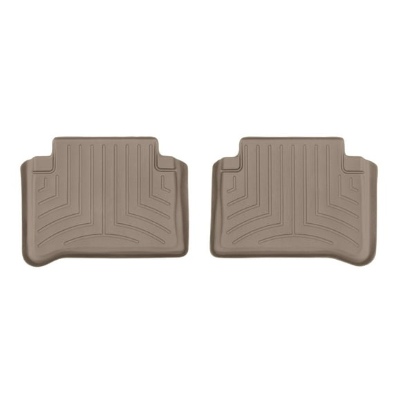 WeatherTech Custom Fit FloorLiners compatible with Mercedes CLS 63 AMG, E-Class, CLS 55 AMG, CLS-Class, E 55 AMG - 2nd Row (2-Piece Liner), Tan