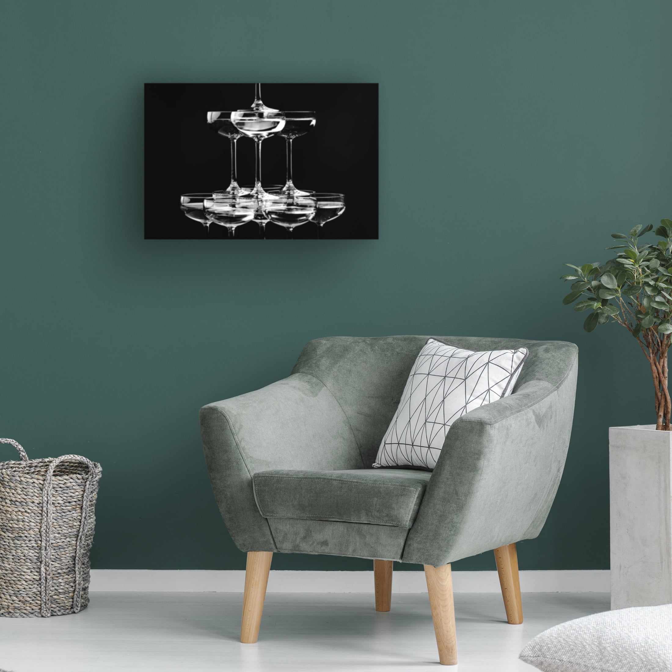 Pictufy Studio III 'Champagne Tower 10' Canvas Art - 47 x 30 Inches