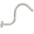 thumbnail image 2 of Westbrass 1/2" IPS x 8" S-Shaped Wall Mount Shower Arm with Flange, Polished Nickel, 2 of 5