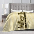 thumbnail image 4 of Millersville University Fleece Blanket, Very Soft Microfiber Flannel Blanket for Couch Warm and Cozy for All Seasons, 4 of 6