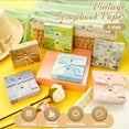 thumbnail image 3 of 600 Sheets Vintage Scrapbook Paper Set Multi Color Mini Decorative Craft Paper Scrapbooking Supplies for DIY Journal, 3 of 11