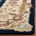 thumbnail image 6 of SAFAVIEH Empire EM824B Handmade Navy / Beige Rug, 6 of 10
