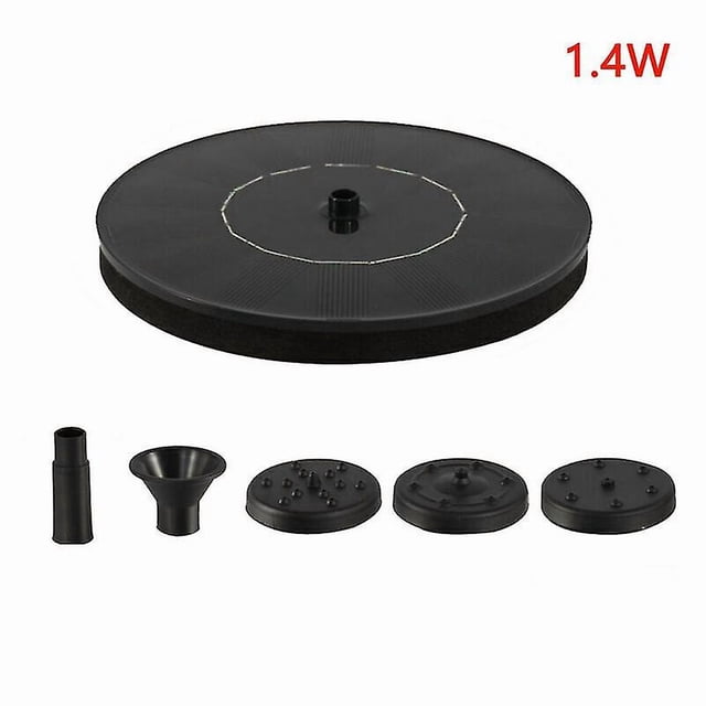 1.4wsolar Powered Floating Pump Water Fountain Birdbath Pool Garden_Perfect Gift