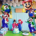 thumbnail image 5 of 5 globos de papel de aluminio de Super Mario Brothers, fiesta temática de Super Mario Brothers, suministros de decoración para fiesta de cumpleaños para niños., 5 of 5