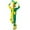 Green-c, variant on JENGJ 2 Pcs Stage Performance Show plus size Clown Includes Hat, jumpsuit Clown Outfit Party Dress Up,Blue,4XL