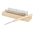 thumbnail image 4 of Wooden Knitting Loom Set, Rectangle Knitting Loom Easy To Use  for Socks, 4 of 8