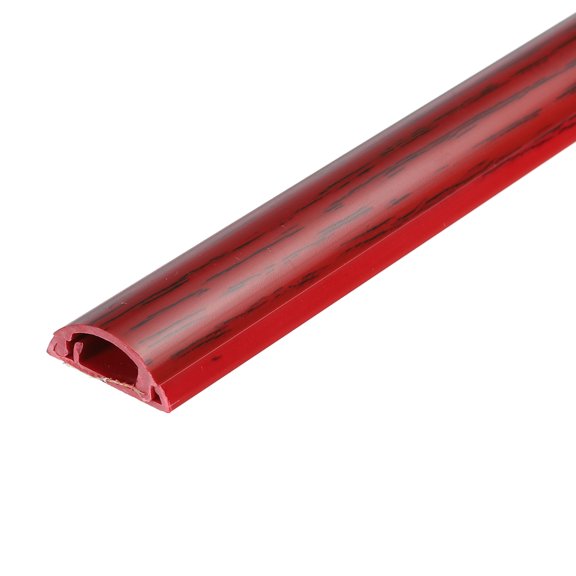 Unique Bargains Wall Cable Raceway Cord Cover Cord Hider Channel Self-Adhesive for TV Wire Red 39"x1"x0.4"