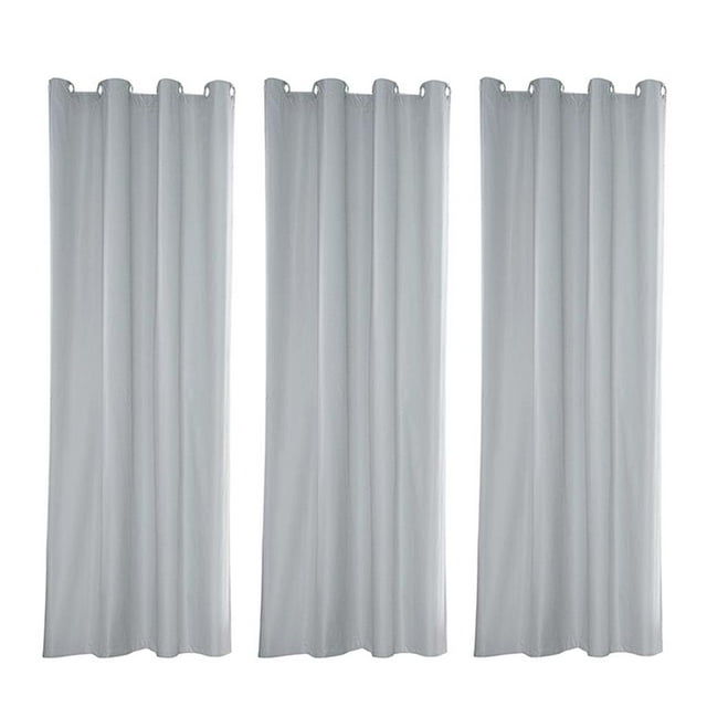 DOLITY Rideaux 3x Intérieur Extérieur Rideaux Occultants Imperméables pour Patio 54x108 Pouces 3 Pcs 54x108 Pouces