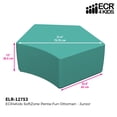thumbnail image 2 of SoftZone® Penta-Fun Ottoman Junior - Turquoise, 2 of 2