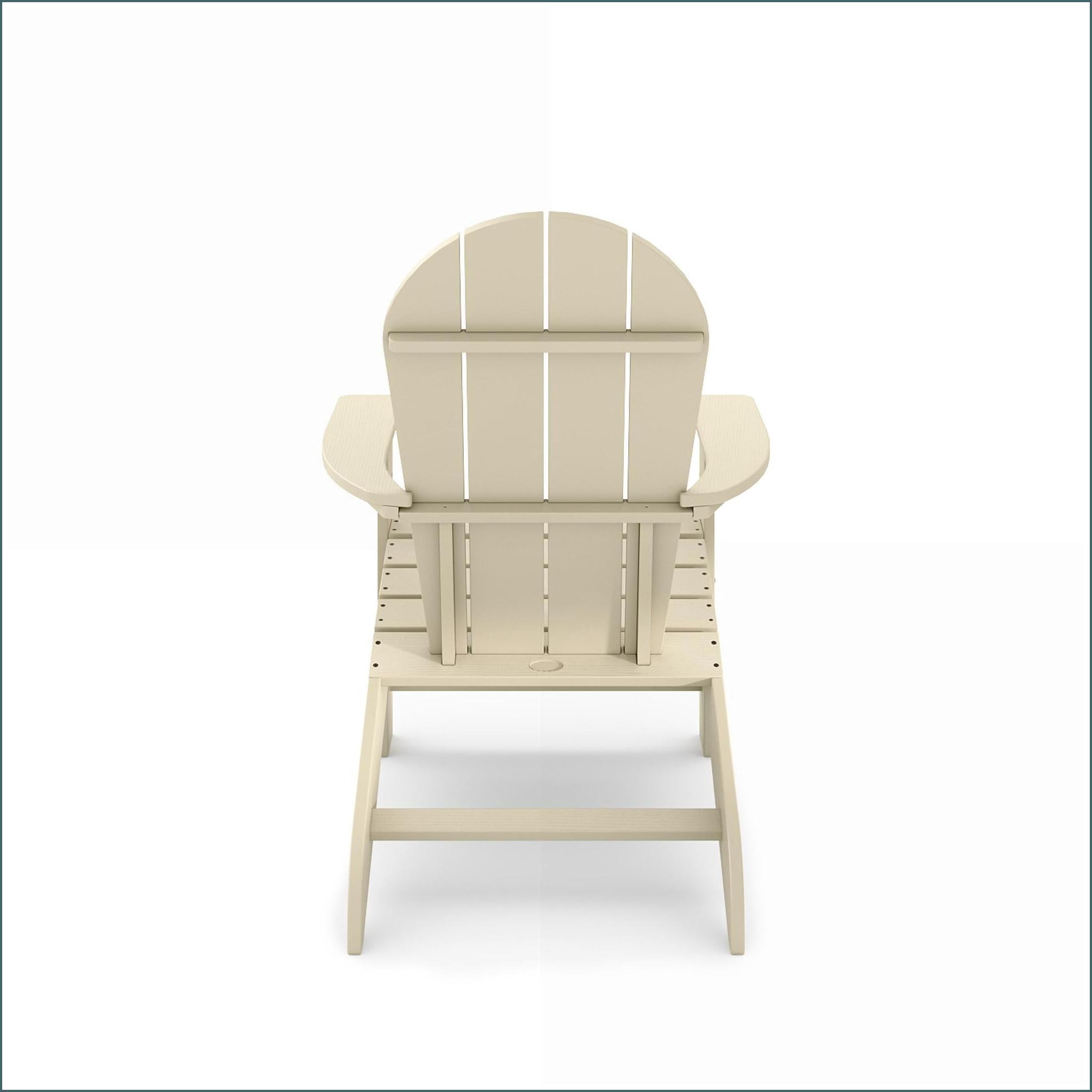 Outdoor Adirondack Chair – Classic for Pool, Patio, Garden | HDPE | Slat Back