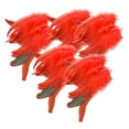 thumbnail image 2 of Abbraccia 50x Feathers for Crafts Colors Feathers Handicraft Accessories Decorative Feathers for Holidays Hats Costumes Wedding Cosplay Red, 2 of 10