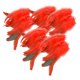 thumbnail image 2 of 50 piezas de plumas para manualidades, accesorios para manualidades, plumas coloridas duraderas para Rojo, 2 of 9