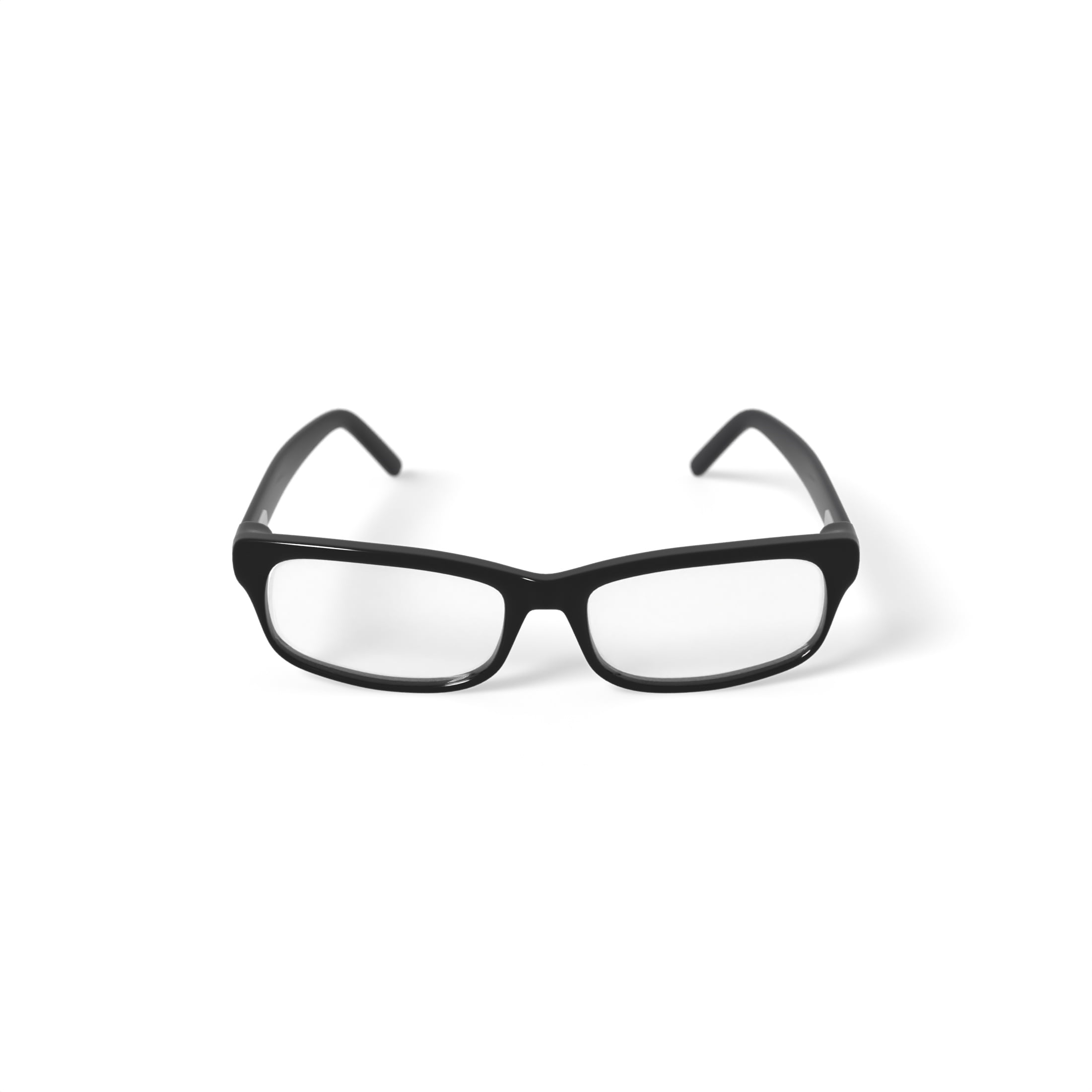 Walmart Men's FM14112 Rectangular Prescription Eyeglasses with Case, Black