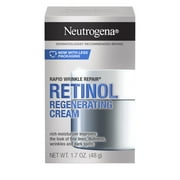 Neutrogena Rapid Wrinkle Repair Retinol Face Moisturizer, Skin Care with Hyaluronic Acid, 1.7 oz