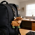 thumbnail image 6 of Highland Cow Keychain, Highland Cow Hand Sanitizer Holder & Keychain, Refillable Sanitizer Holder for Backpack Daily Use, 6 of 6