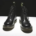 thumbnail image 1 of Botas de hombre Zapatos de cuero Botas de nieve de invierno para hombre Botas altas con forro polar Ropa de trabajo de estilo británico, 1 of 6