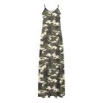 thumbnail image 4 of SMihono Robe d'Été Bohème pour Femmes Grande Taille Robes d'Été pour Femmes Décontractées Boho Imprimé Cerceau Robe Longue Maxi de Plage avec Poches, 4 of 5