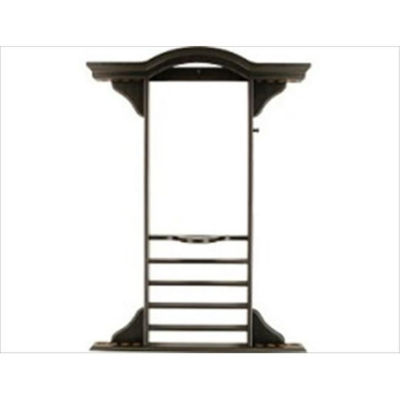 CueStix WR8 MIDNIGHT Wall Rack - 8 Cue Crown Midnight