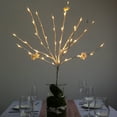 thumbnail image 3 of Balsa Circle White 3 Warm White 31 in LED Trees Lighted Artificial Branches Party Events Decorations Supplies, 3 of 6