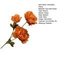 thumbnail image 3 of LCXmlly Clothes Storage Bag Simulation Peony 3 Heads Realistic Faux Silk Flower Photo Props, 3 of 6