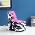 thumbnail image 4 of ORE International 9" Tall Display Jewelry Box with Hooks, High Heel Shoe Design, Zebra Print, 4 of 4