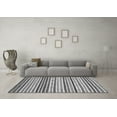 thumbnail image 3 of Ahgly Company Indoor Rectangle Abstract Gray Modern Area Rugs, 7' x 9', 3 of 4