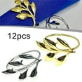 thumbnail image 4 of Elegant Metal Napkin Rings - 12 Pcs Handcrafted Holders for Weddings & Parties!, 4 of 10