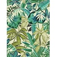 thumbnail image 2 of Caroline et Bettina Papier Peint Autocollant Feuilles Turquoise, 2 of 4