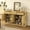 Natural + MDF + American Design + American Traditional, variant on 59.1" Farmhouse Sideboard Buffet - 3 Drawers 4 Doors, Adjustable Shelf & Open Storage for Dining/Living/Entryway,Natural