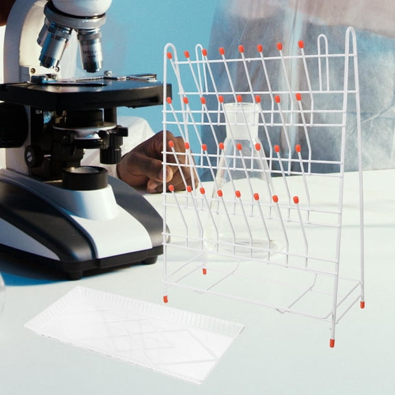 UEETEK Tube Drying Draining Rack Laboratory 1Pcs