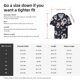 thumbnail image 5 of Fotbe Cartoon Spaceship Camisa Estampada de Manga Corta para Hombre, Casual de Verano, Estilo Playero, Sin Arrugas-Large, 5 of 5