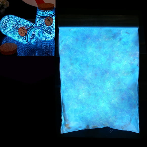 Dvkptbk Fluorescent Powder 50G Decoration Nail Art Dust Glow in The Dark Fluorescent Powder Pigment Home & Garden