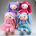 thumbnail image 3 of Plumora Pigtail Rag Doll Stuffed Animal - Soft Cute Plushie for Girls, Unlabeled Play Toy, Great for Collection, Cuddles, and Kids Toys, 3 of 7