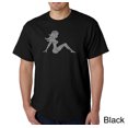 thumbnail image 1 of LA Pop Art Men's Word Art T-Shirt - MUDFLAP GIRL, 1 of 2