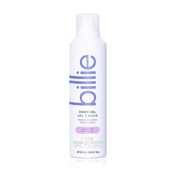 Billie Sky Foam Women's Shave Gel, Violet Glaze Scent, All Skin Types, 6.7 fl oz