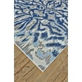 thumbnail image 4 of Carini Abstract Ikat Print, Classic Blue/Silver Mink, 4ft-3in x 6ft-3in, 4 of 4