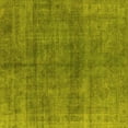 thumbnail image 1 of Ahgly Company Machine Washable Indoor Square Oriental Yellow Industrial Area Rugs, 6' Square, 1 of 4