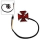 thumbnail image 1 of Brake Motorcycle Tail Light Running Maltese Cross License Universal Quads ABS Choppers DC 12V Dirt Distinctive, 1 of 5