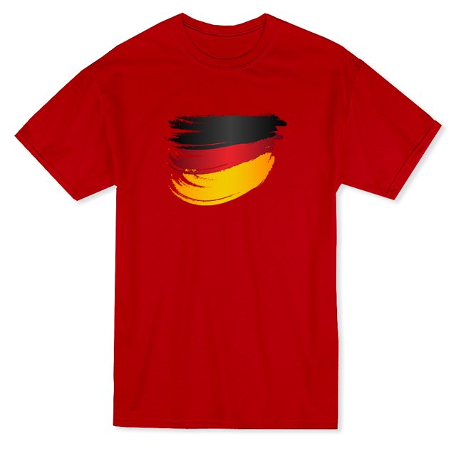 Germany Flag Stroke Men's T-shirt