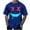 Blue, variant on CFLVAEK Mens Funny Graphic Tees Big and Tall Short Sleeve T Shirts Loose Fit Crew Neck T Shirt Summer Casual Going Out Tops Black L