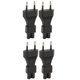thumbnail image 5 of 4 piezas Enchufe europeo macho a IEC320 C5 Adaptador de corriente 2,5 A 250 V Plug and Play Enchufe europeo 100‑250 V, 5 of 10