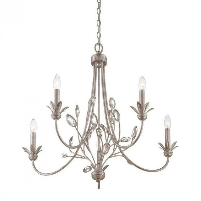 Quoizel Lustre Wesley avec 5 Lumières en Fresque Italienne