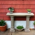 thumbnail image 5 of Garden Shelf with Columns – Natural Sandstone Appearance – Made of Resin – Lightweight – 48”, 5 of 6