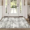 thumbnail image 3 of BERTHMEER 3'x5' Abstract Area Rug Entryway Bedroom Living Room Porch Rug,Machine Washable Non-Slip Rugs,Gray, 3 of 7