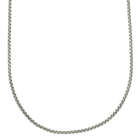 Stainless Steel 24-inch 3.5 mm Rolo Chain Necklace