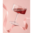 thumbnail image 2 of JoyJolt Elle Ribbed Coupe Martini Glasses, Set of 4 - Clear NEW, 2 of 4